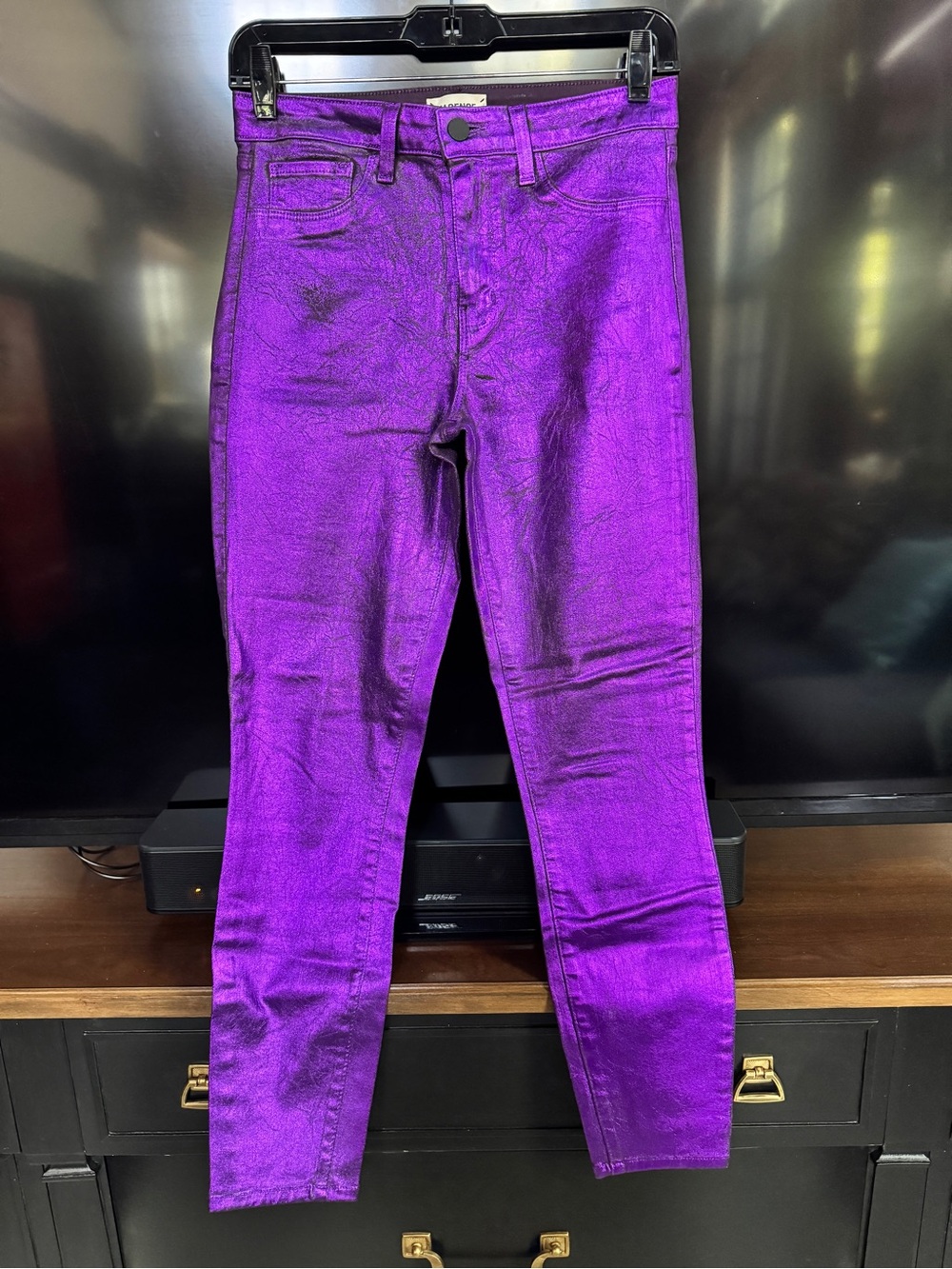L'AGENCE Deep Plum Denim Jeans